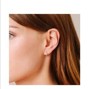 Adina Reyter Los Angeles Pavé Huggie Hoops